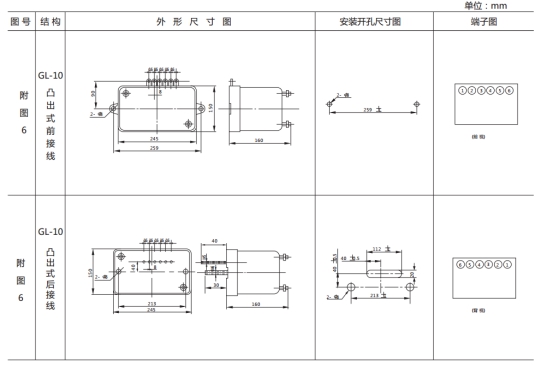 JSL-15外形結(jié)構(gòu)及開孔尺寸圖