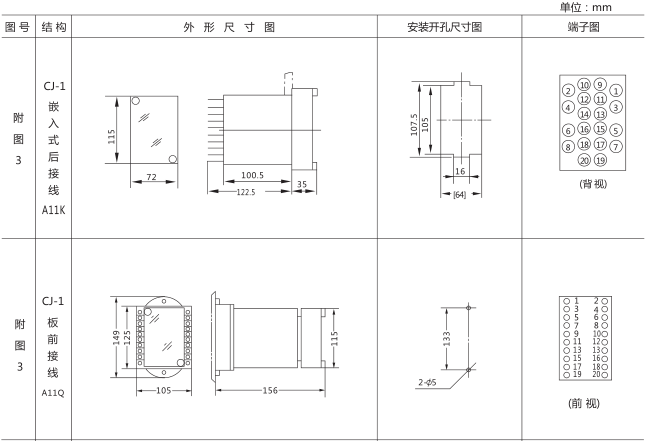 SS-54時(shí)間繼電器外形及開(kāi)孔尺寸圖片一 SS-54時(shí)間繼電器外形及開(kāi)孔尺寸圖片一